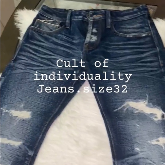 Cult Of individuality Rebel straight Jeans. Sz 32x34 - Picture 11 of 13